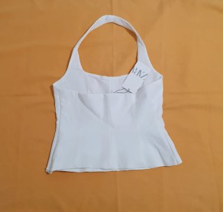 Crop top blanco