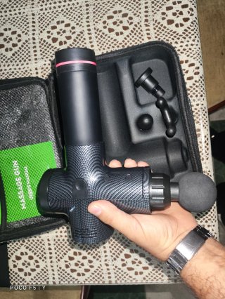 Pistola de masajes