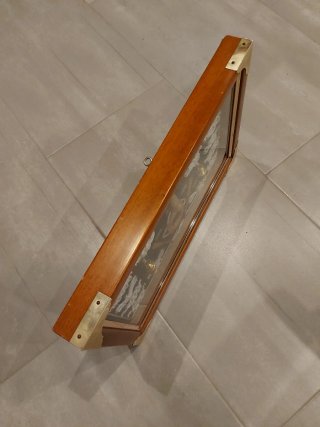 Cuadro náutico de nudos marineros (Madera/cristal)