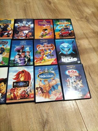 Lote Película DVD Disney Clásicos