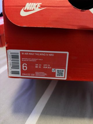 Nike Air Max Tailwind IV NRG Talla 36.5