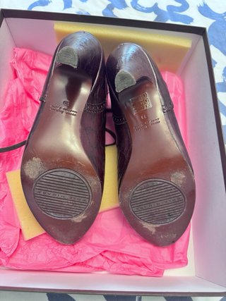Botines Chie Mihara Piel Marrón Burdeos