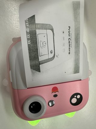 Cámara Impresión Instantánea Infantil Rosa