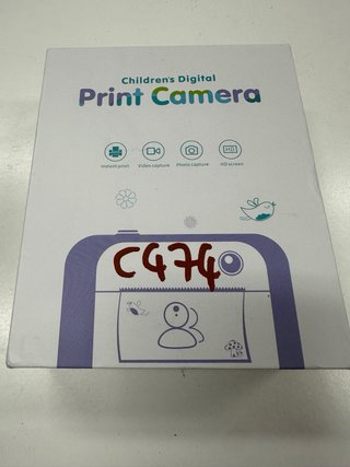 Cámara Impresión Instantánea Infantil Rosa