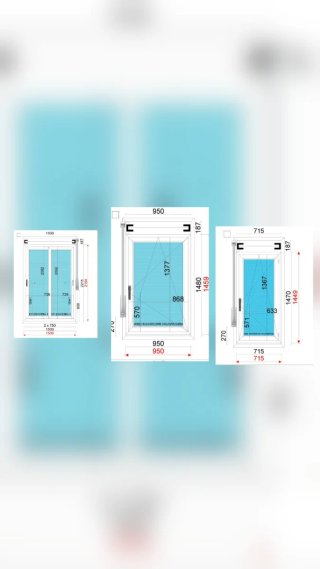 Ventanas abatibles de vivienda