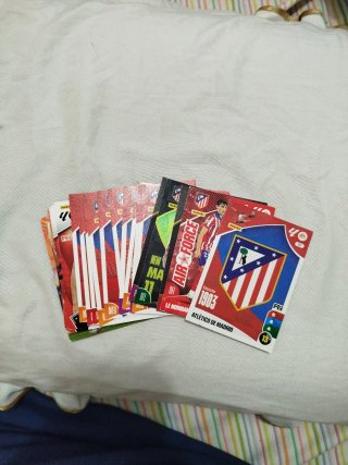 Cartas Atlético de Madrid Panini