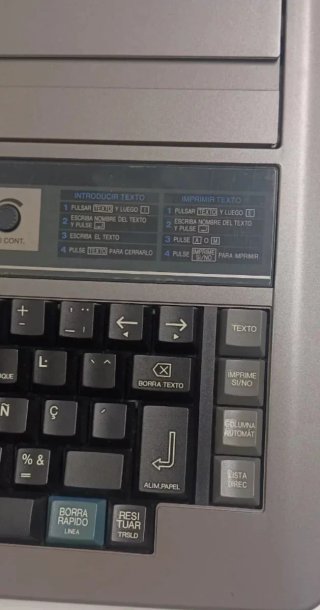 Máquina de Escribir Electrónica Panasonic R194