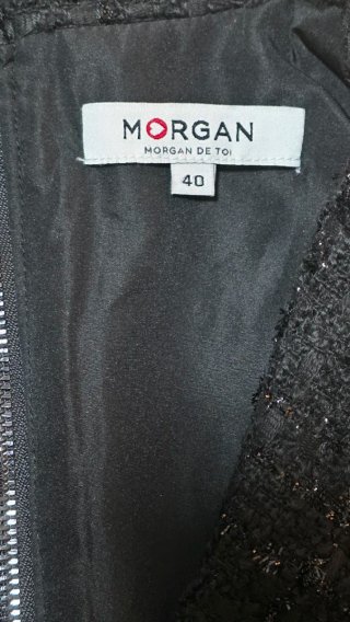 Chaleco negro Morgan con brillos Talla L