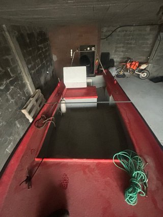 Lancha fueraborda planeadora arcade