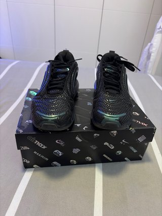 Nike Air Max 720 (GS) Negro/Verde Talla 38