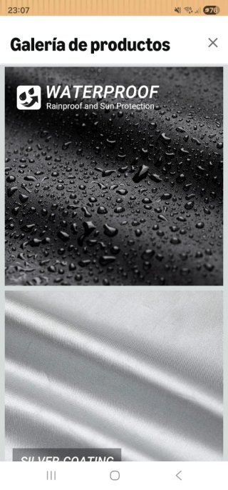 Funda Moto Favoto Negra Impermeable
