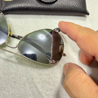 Occhiali Ray-Ban Aviator specchiati originali