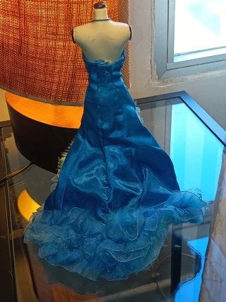 Vestito Barbie Doris Day Blu