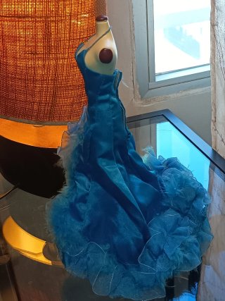 Vestito Barbie Doris Day Blu