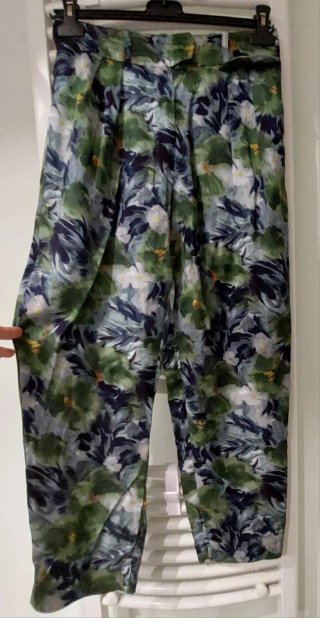 Pantaloni Giorgio Grati fantasia floreale