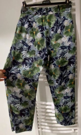 Pantaloni Giorgio Grati fantasia floreale
