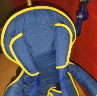 Triciclo Evolutivo Juguettos Azul y Amarillo