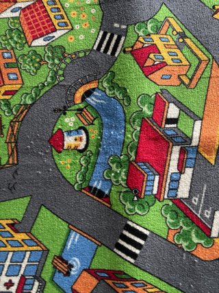Alfombra infantil Calles LITTLE VILLAGE 2x2