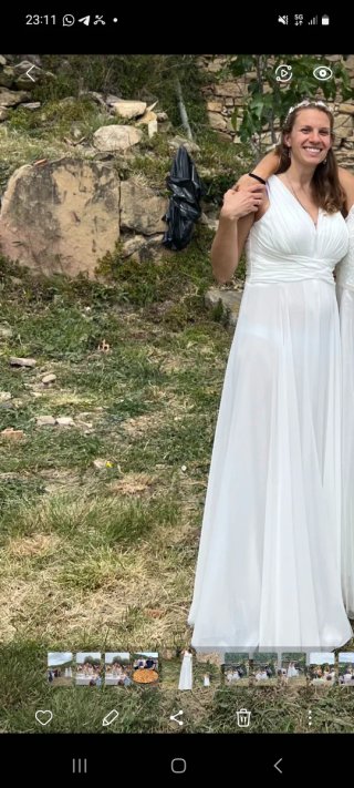 Vestido de Novia Araya Blanco Talla 2XL