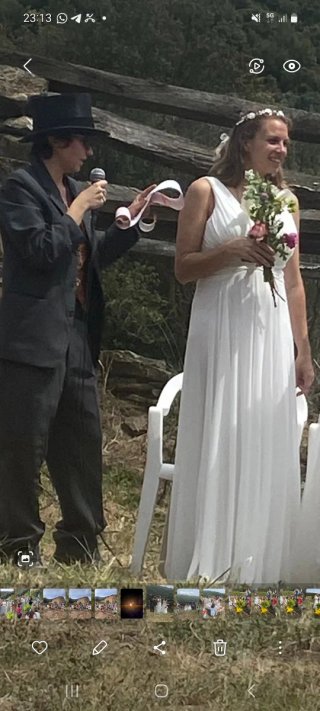 Vestido de Novia Araya Blanco Talla 2XL