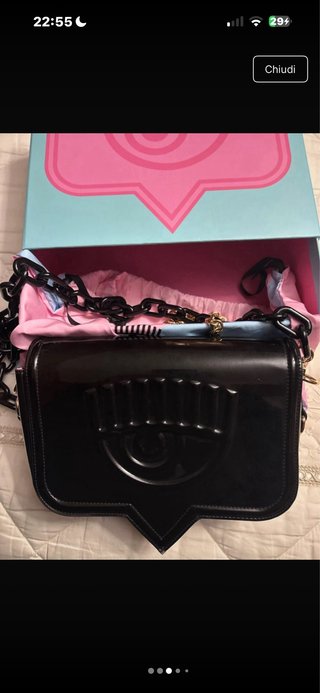Borsa Chiara Ferragni Nera come nuova