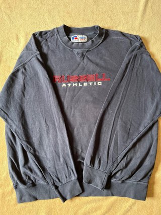 Sudadera Russell Athletic XL Bordada Azul