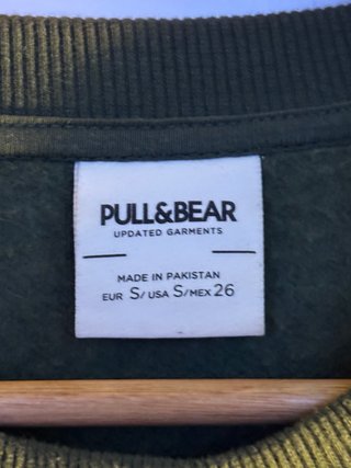 Sudadera Pull&Bear Verde Oliva