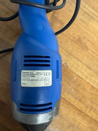 Batidora industrial azul