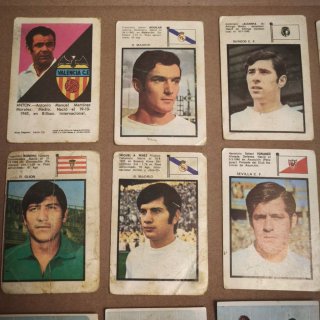 Lote 36 Cromos Fútbol Vintage Años 70 Varias
