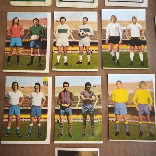 Lote 36 Cromos Fútbol Vintage Años 70 Varias