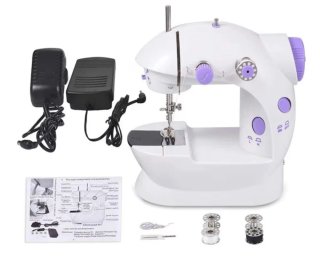 Pedal y enchufe mini máquina de coser