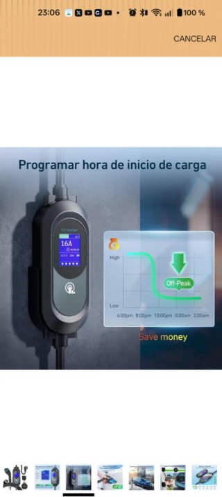 Cargador EV 16A