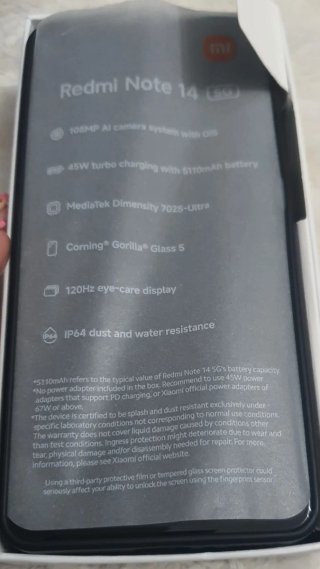 Xiaomi Redmi Note 14 5G Midnight Black