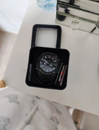 Reloj hombre negro mate