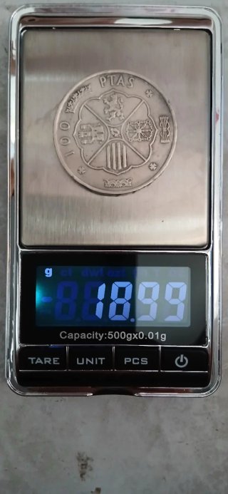 Moneda Franco Caudillo de España 1975 de plata
