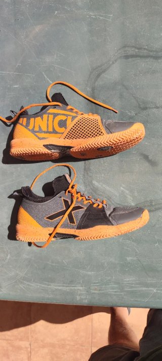 Zapatillas pádel Munich Oxygen 28 Gris Naranja