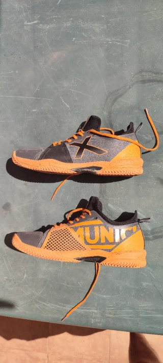 Zapatillas pádel Munich Oxygen 28 Gris Naranja
