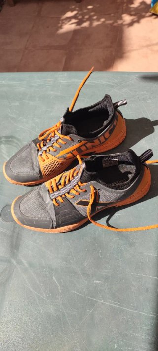 Zapatillas pádel Munich Oxygen 28 Gris Naranja