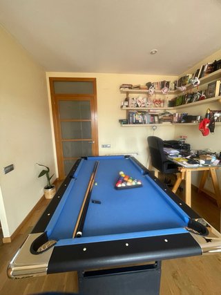 Mesa de billar plegable 2m con bolas y tacos