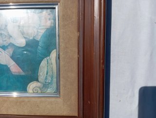 2 quadri vintage classici Vergine con Bambino