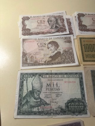 Billetes monedas antiguas ORIGINALES oportunidad