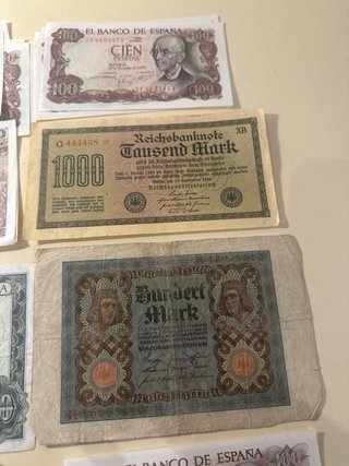 Billetes monedas antiguas ORIGINALES oportunidad