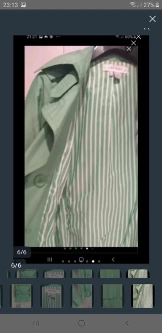 Gabardina corta Zara verde