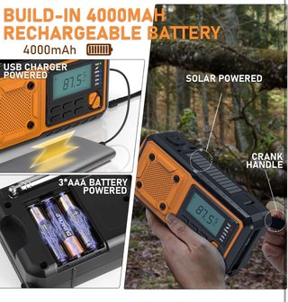 Radio Emergencia Multifunción Outdoor