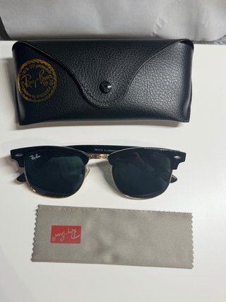 Gafas Ray-Ban Clubmaster Negro/Dorado