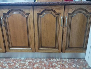 Muebles de cocina madera y metal