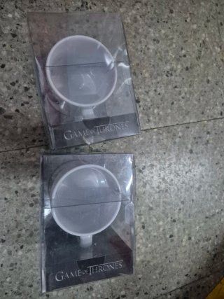 2 Tazas Game of Thrones Targaryen y Stark (Nuevas)