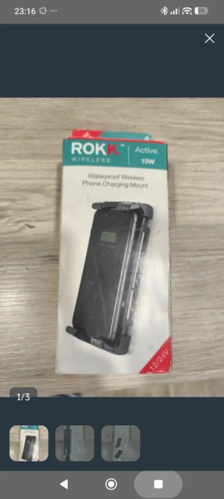 ROKK Active 10W Cargador Inalámbrico Impermeable