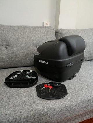 Baúl moto SHAD SH29 + base + respaldo