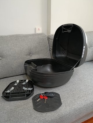 Baúl moto SHAD SH29 + base + respaldo